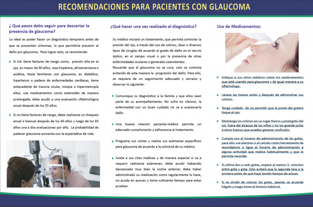 Recomendaciones Para Pacientes Con Glaucoma Instituto De Oftalmolog A