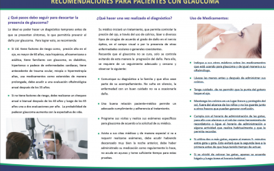 Recomendaciones para pacientes con Glaucoma