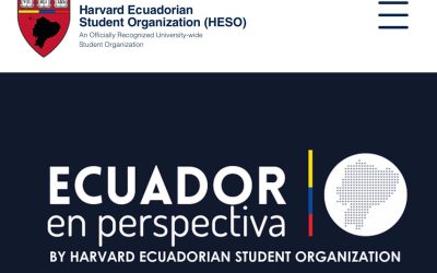 La Dra. Ana María Vásquez fue invitada por la Organización de Estudiantes Ecuatorianos de Harvard al 1er. Evento “Ecuador en Perspectiva”, representando al área de Salud